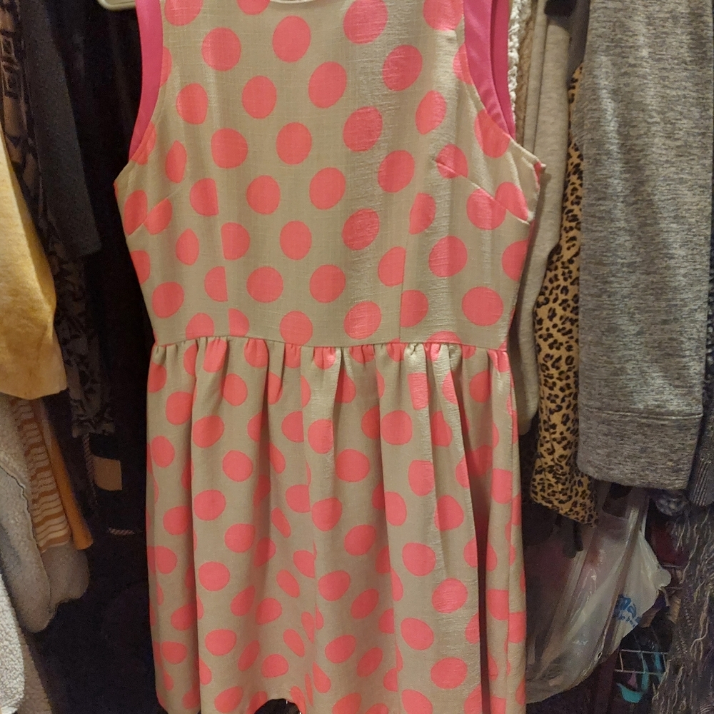 Boutique brand, size L, color:khaki and pink